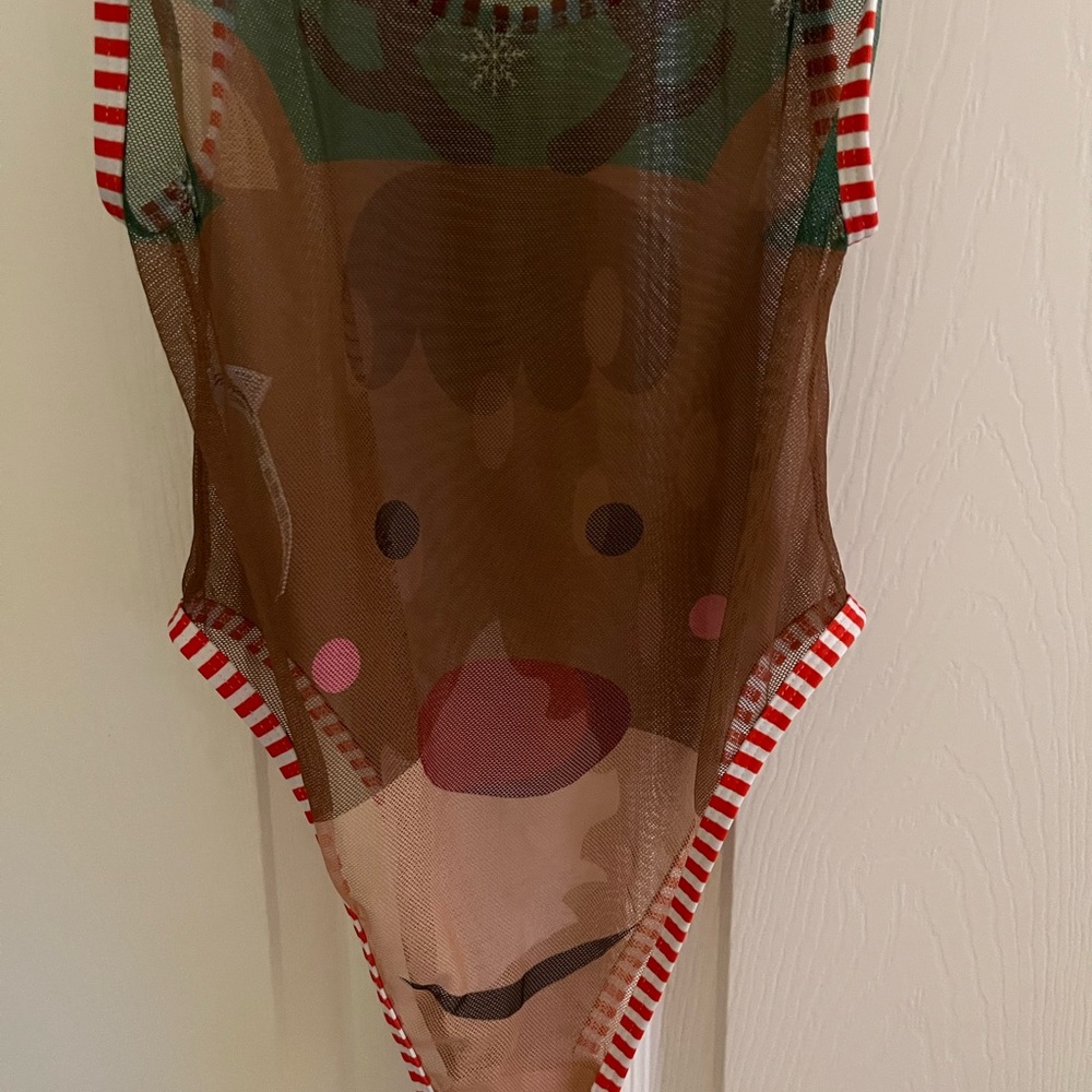 Mapale Christmas Reindeer Bodysuit